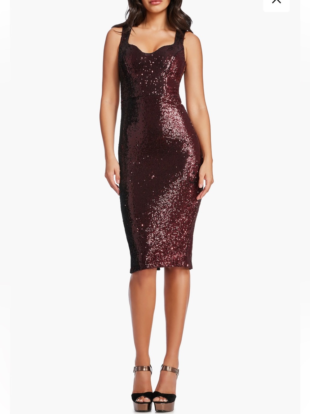 Dress the Population Sloane Sequin Sheath Dress - XS